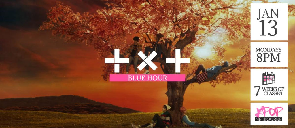 Blue Hour by TXT KPop Classes (Mondays 8pm) Term 1 2025 - 7 Weeks Enrolment