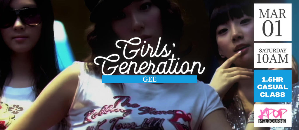 Gee by Girls Generation (Chorus) KPop 1.5hr Casual Dance Class - Saturday 10am Mar 1 2025